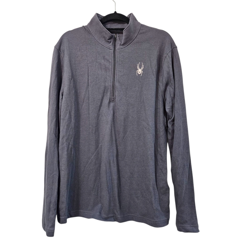 NWT Spyder Ace Zip V-Neck Men's Pullover Size L